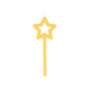 Meri Meri Slim Star Candles