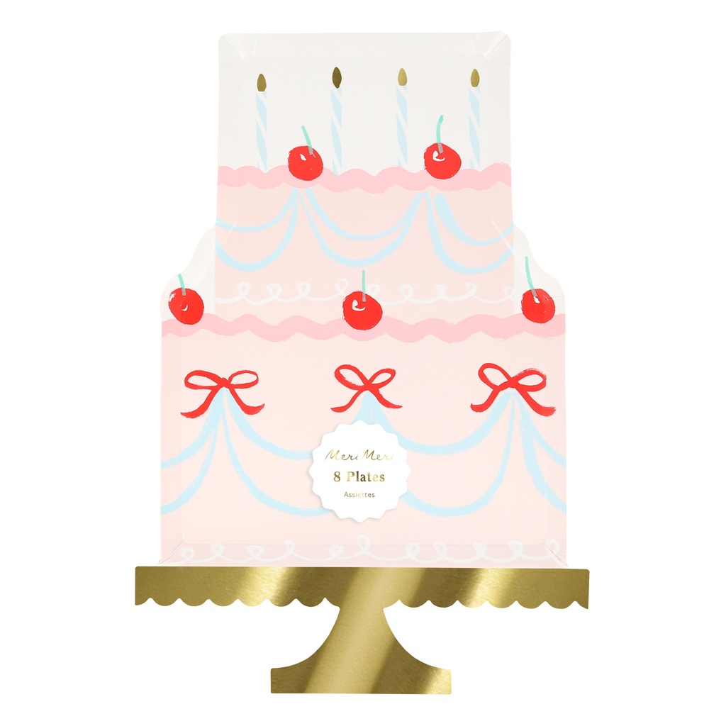Meri Meri Fancy Cake Plates (x 8)