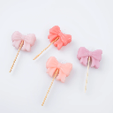 Meri Meri Pink Bow Candles