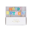 Meri Meri Happy Birthday Candle (x 2)