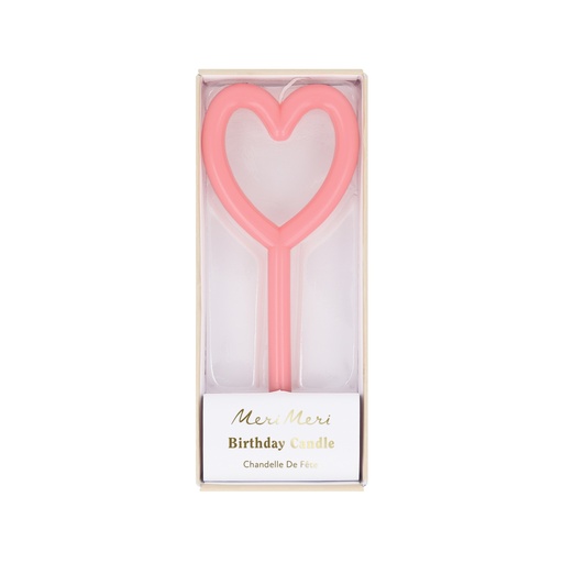 [289635] Meri Meri Slim Heart Candles
