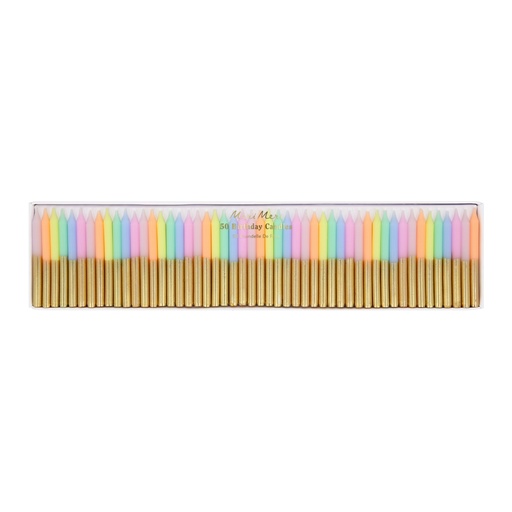 [285666] Meri Meri Pastel Mini Candles (x 50)