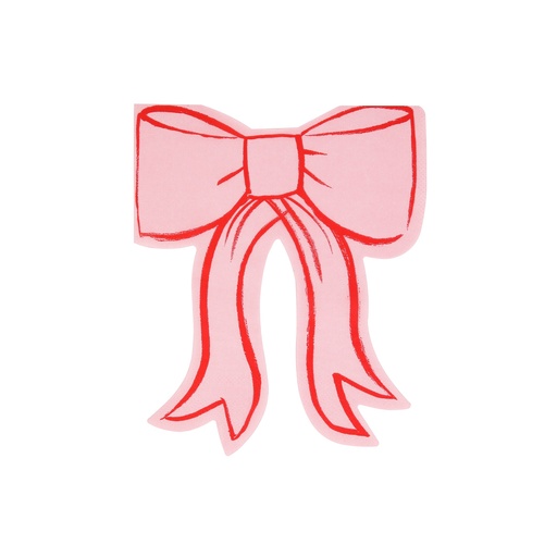 [287727] Meri Meri Bow Napkins (x 16)