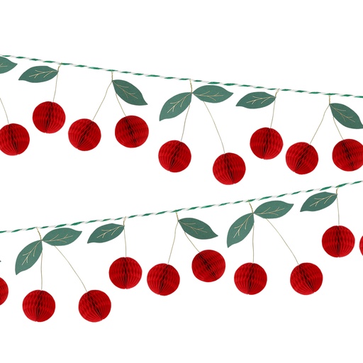 [282732] Meri Meri Cherry Honeycomb Garland